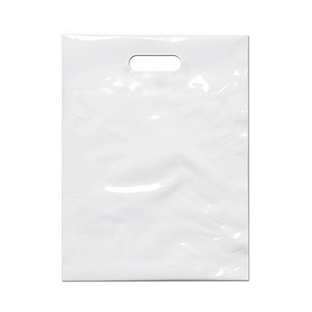 ПАКЕТ ПВД с вырубной неукрепленной ручкой без донной складки