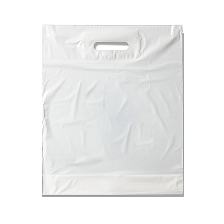 ПАКЕТ ПВД с вырубной усиленной ручкой с донной складкой